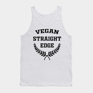 Straight edge vegan Tank Top